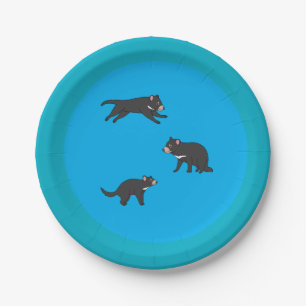 Tasmanian Devil Paper Plate