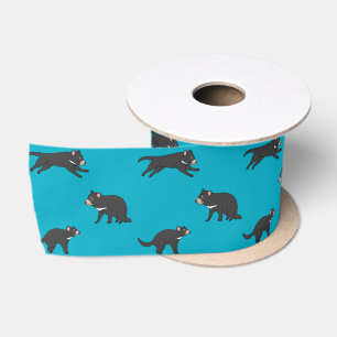Tasmanian Devil Satin Ribbon
