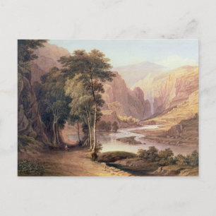 Tasmanian Gorge (w/c) Postcard