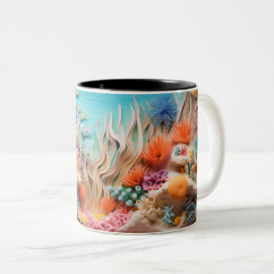 Tasse 2 Couleurs Under the sea Mug, Ocean Vibes Dr Two-Tone Coffee Mug