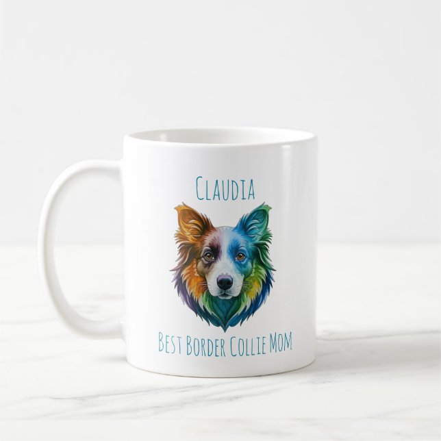 Tasse Best Border Collie Mom Coffee Mug (Left)