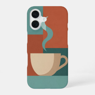 Tasse d’Espresso Minimaliste Vintage iPhone 16 Case
