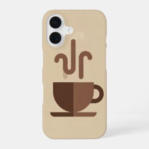 Tasse de Café Vintage Minimaliste iPhone 16 Case