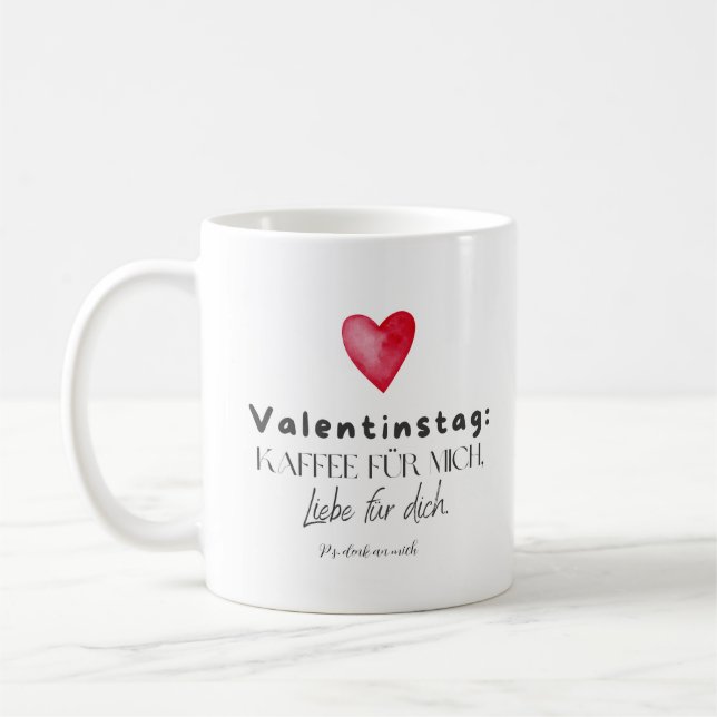 Tasse Valentine's Day personalizable for you Coffee Mug (Left)