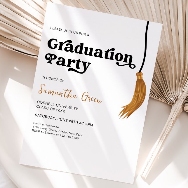 Tassel Graduation Party Invitation (Creator Uploaded)