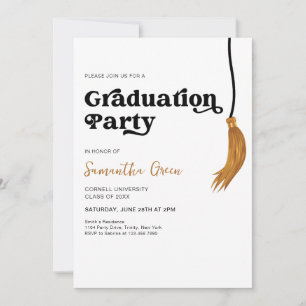 Tassel Graduation Party Invitation