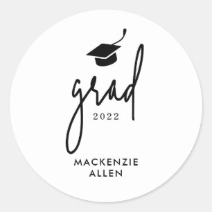 Tassel Hassle Editable Colour Graduation Stickers