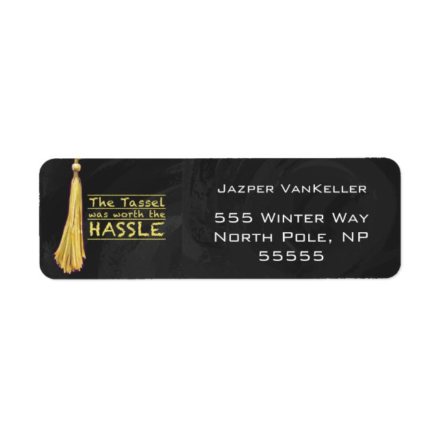 Tassel Hassle Gold (Front)