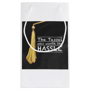 Tassel Hassle Silver Small Gift Bag