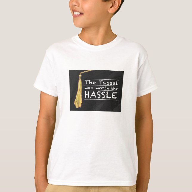 Tassel Hassle Silver T-Shirt (Front)