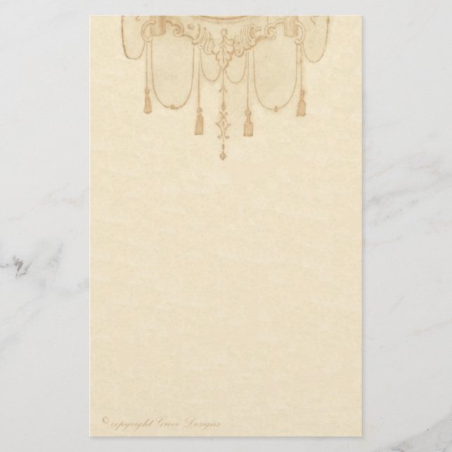 Tassels and Frills Stationery (Front)