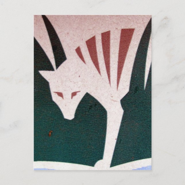 tassie tiger postcard (Front)