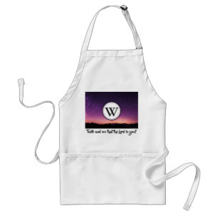 TASTE AND SEE Christian Scripture Psalm 34 Sunset Standard Apron