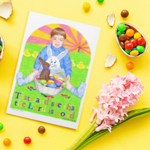 Taste and See Easter  Inspirational Postcard