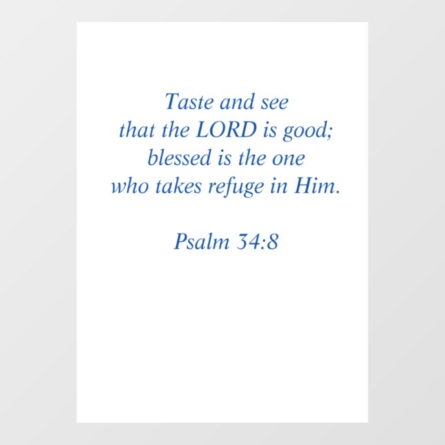 Taste and See that the Lord Is Good (Sheet)