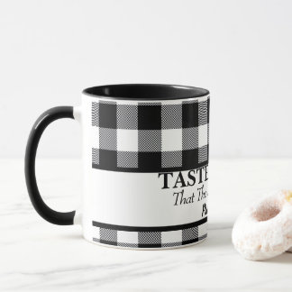 Taste And See That The LORD is Good, Black & White Mug