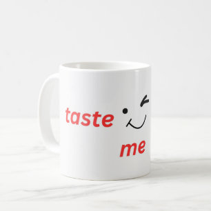 taste me coffee mug