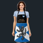 Taste of Home & Scottish Flag, Cooking / Scotland Apron<br><div class="desc">Aprons (Cooking /Chefs): The taste of Home & Rampant   Scottish Flag,  Scotland - trendy kitchen fashion - Love my country,  travel,  holiday / foodie patriots</div>