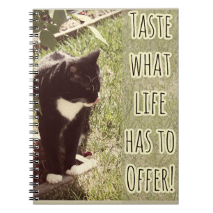 Taste of Life Spiral Notebook