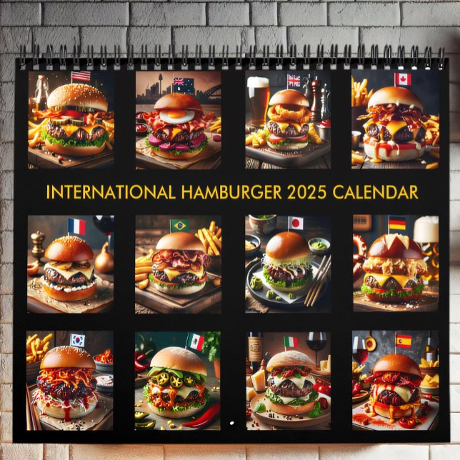 Taste of the World: 2025 International Hamburgers Calendar (Creator Uploaded)