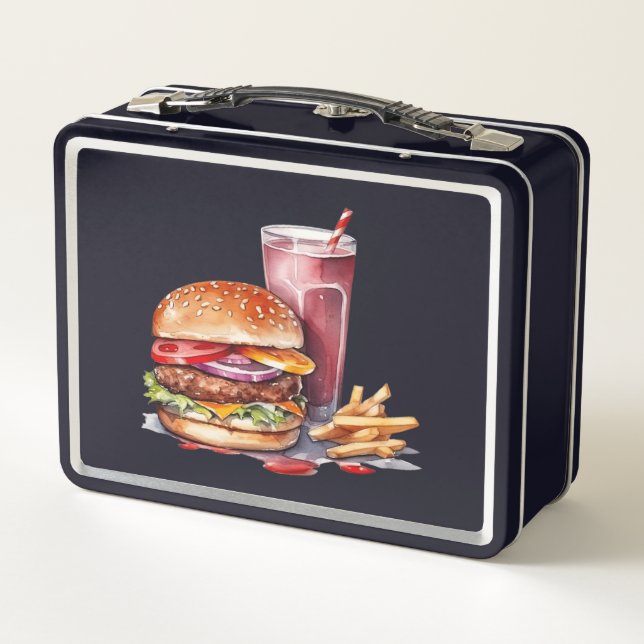 Taste the Rainbow: Bursting Burger Lunch Box (Back)