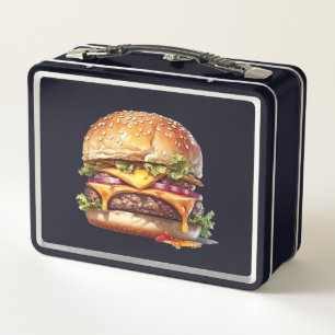 Taste the Rainbow: Bursting Burger Lunch Box