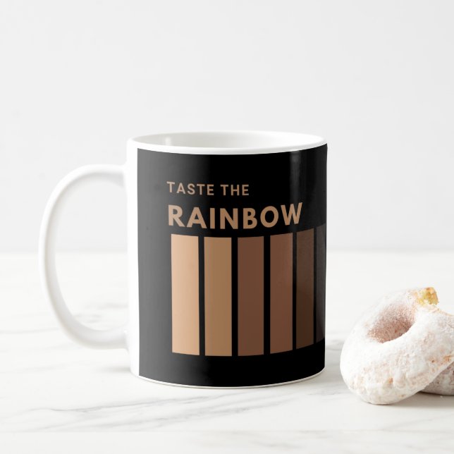 Taste the Rainbow Coffee Mug (With Donut)