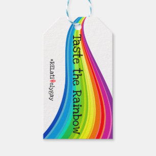 Taste the Rainbow "V" Hashtag Gift Tags