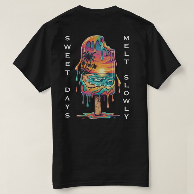 Taste the Sunset Melting Popsical Tee (Design Back)