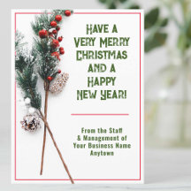 Tasteful and Stylish Company Christmas