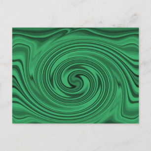 Tasteful Black Monochrome Blurred Spiral Effect Postcard