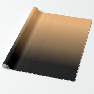 Tasteful Monochrome Flat Shading Wrapping Paper