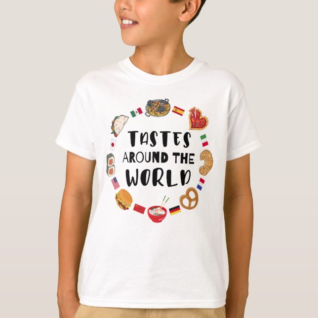 Tastes around the world T-Shirt (Front)