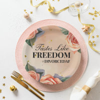 "Tastes Like Freedom" Floral Divorce Party