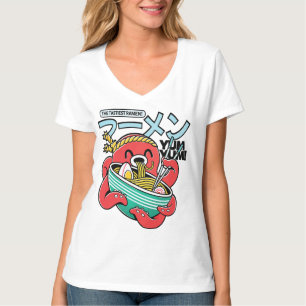 Tastiest Ramen Octopus – Kawaii Japanese Noodle T-Shirt