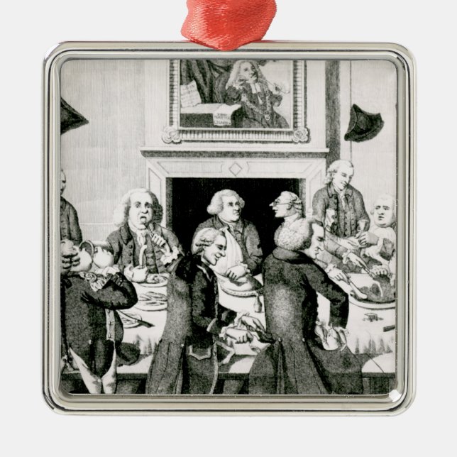 Tasting, 1780 metal tree decoration (Front)