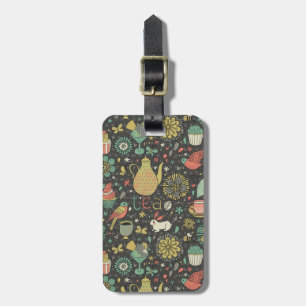 Tasty bright Tea Card Luggage Tag