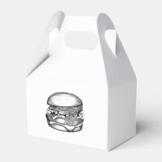 Tasty burger favour box