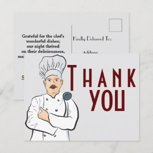 Tasty food postcard