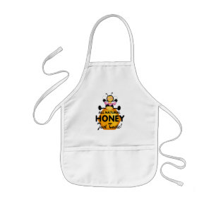 Tasty Honey Bee, Natural Honey Kids Apron