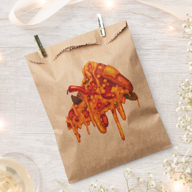 Tasty pizza Favour Bags (Clipped)