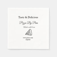 Tasty pizza restaurant cafe made with love add bsi