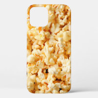 Tasty popcorn on whole background. Food 