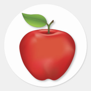 Tasty Red  Delicious Apple Stickers