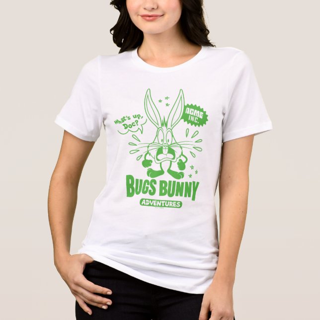 Tasty Retro BUGS BUNNY™ Tri-Blend Shirt (Front)