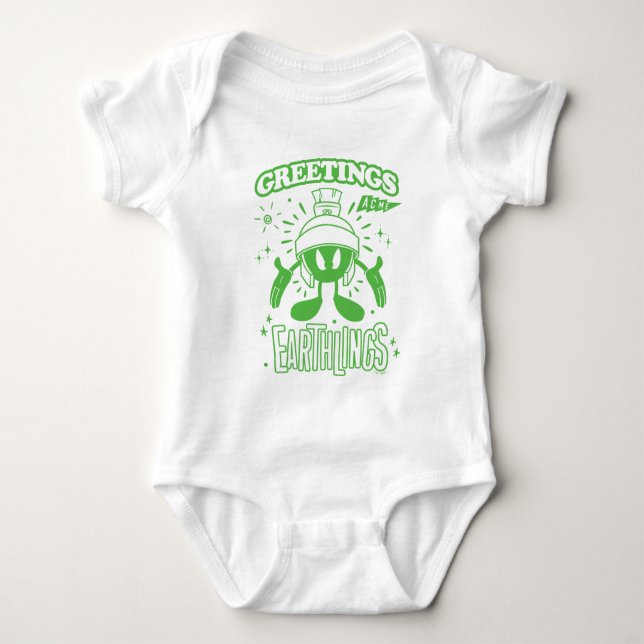 Tasty Retro MARVIN THE MARTIAN™ Baby Bodysuit (Front)