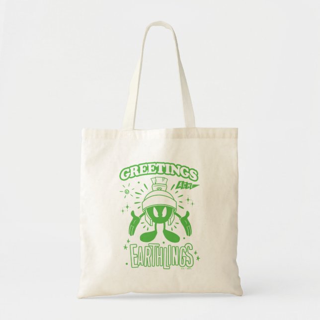 Tasty Retro MARVIN THE MARTIAN™ Tote Bag (Front)