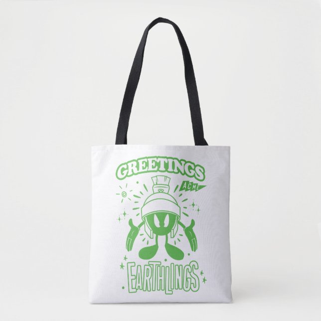 Tasty Retro MARVIN THE MARTIAN™ Tote Bag (Front)