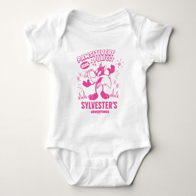 Tasty Retro SYLVESTER™ Baby Bodysuit (Front)