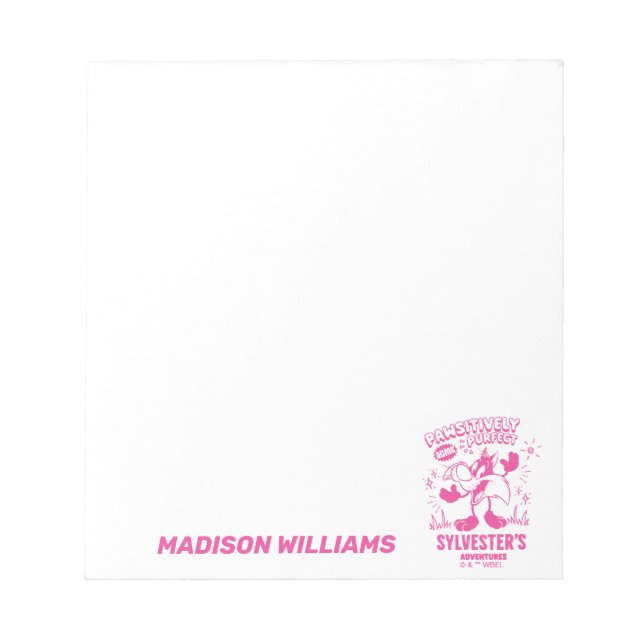 Tasty Retro SYLVESTER™ Notepad (Front)